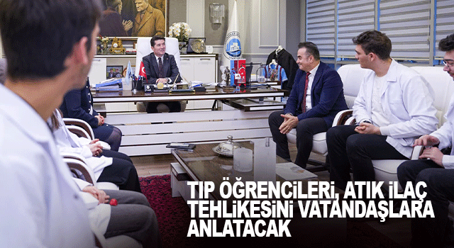 Ortahisar Belediyesi, atık ila&ccedil;ların &ccedil;evreye verdiği zararı tıp fak&uuml;ltesi &ouml;ğrencileriyle birlikte anlatacak