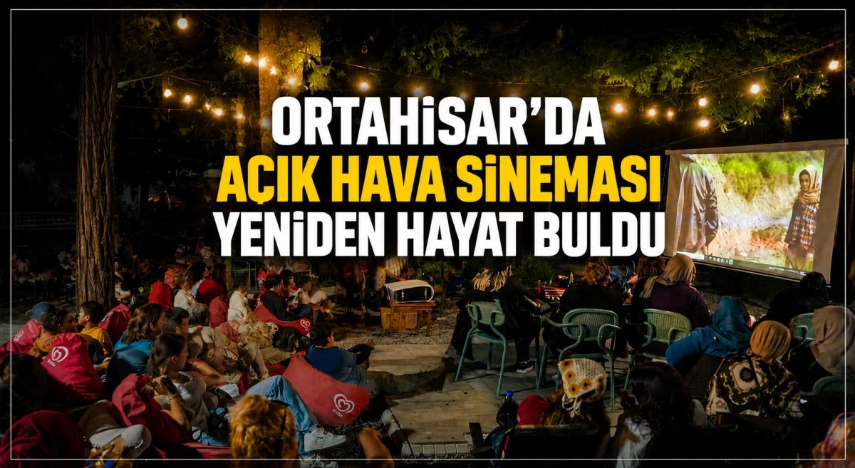 Ortahisar'da a&ccedil;ık hava sineması başladı: Gece Sineması etkinlikleri yaz boyunca s&uuml;recek