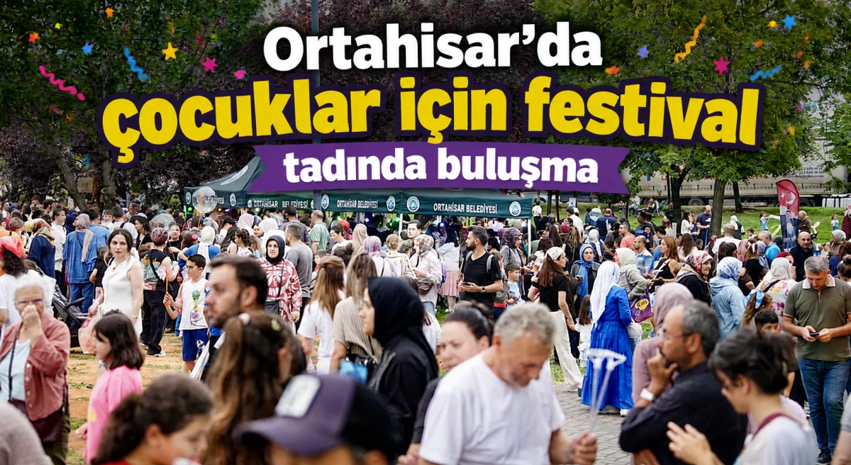 Ortahisar'da &ccedil;ocuk şenliği Beşirli Sahili'ni renklendirdi