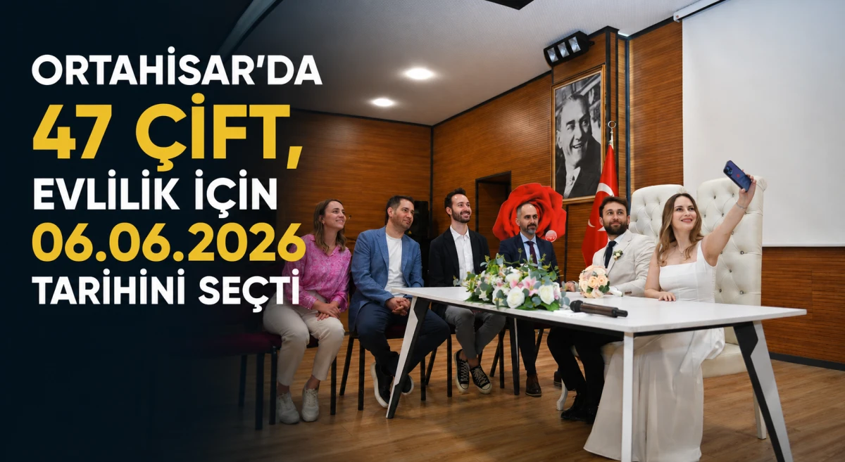 Ortahisar'da özel tarih yoğunluğu: 47 çift dünyaevine girdi.