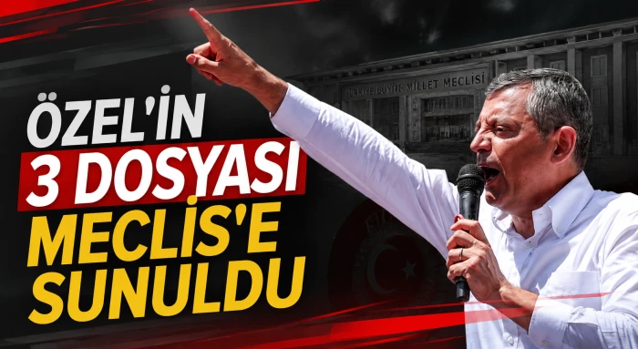 &Ouml;zg&uuml;r &Ouml;zel hakkında 3 ayrı dokunulmazlık dosyası Meclis&rsquo;e sunuldu 
