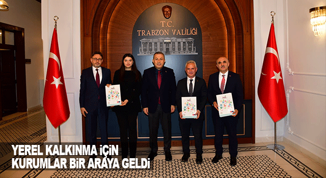 Şalpazarı Yerel Eylem Grubu&rsquo;ndan Trabzon Valisi Tahir Şahin&rsquo;e Resmi Ziyaret