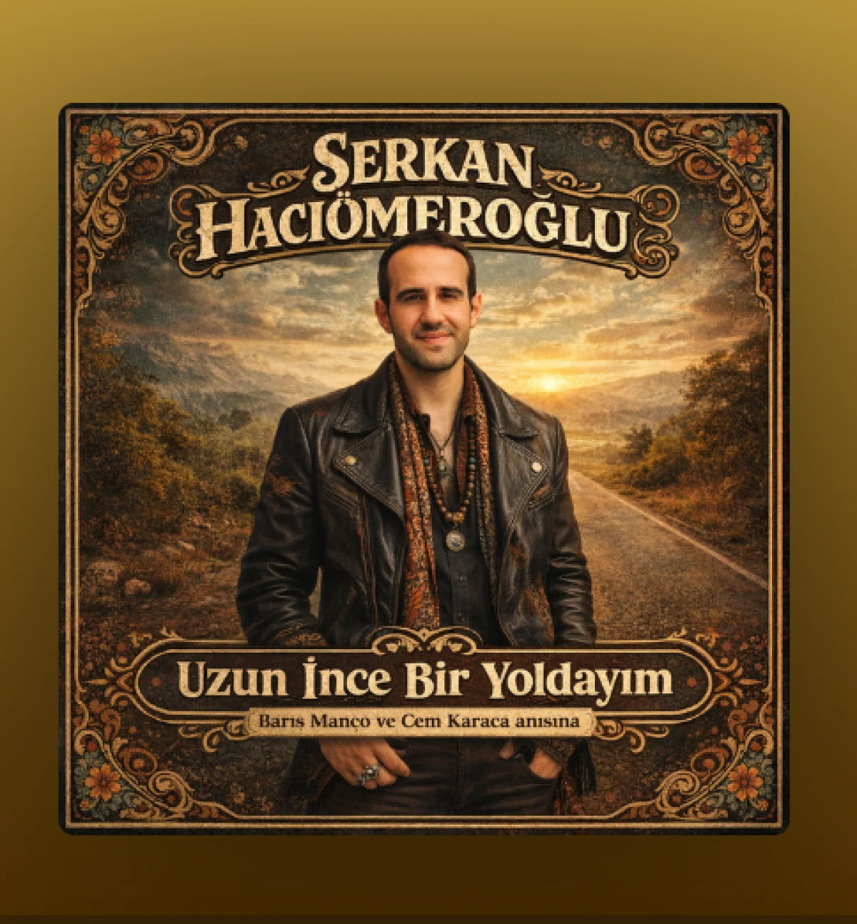 Serkan Hacı&ouml;meroğlu, Aşık Veysel&rsquo;in &ldquo;Uzun İnce Bir Yoldayım&rdquo; eserini Barış Man&ccedil;o ve Cem Karaca&rsquo;nın anısına yeniden yorumladı
