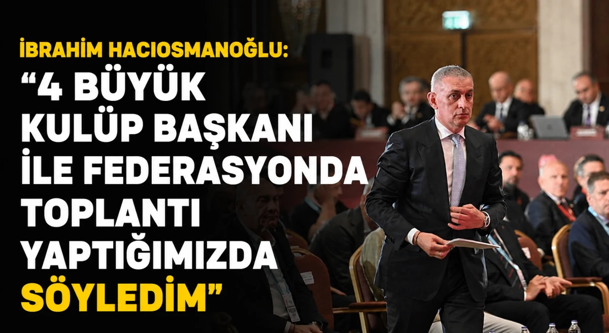 TFF Genel Kurulu'nda İbrahim Hacıosmanoğlu ve y&ouml;netimi oy birliğiyle ibra edildi.