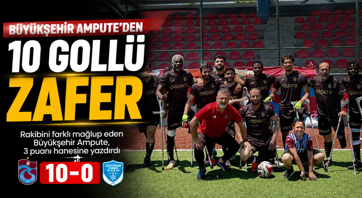 Trabzon Büyükşehir Ampute sezona damga vurarak lig üçüncüsü 