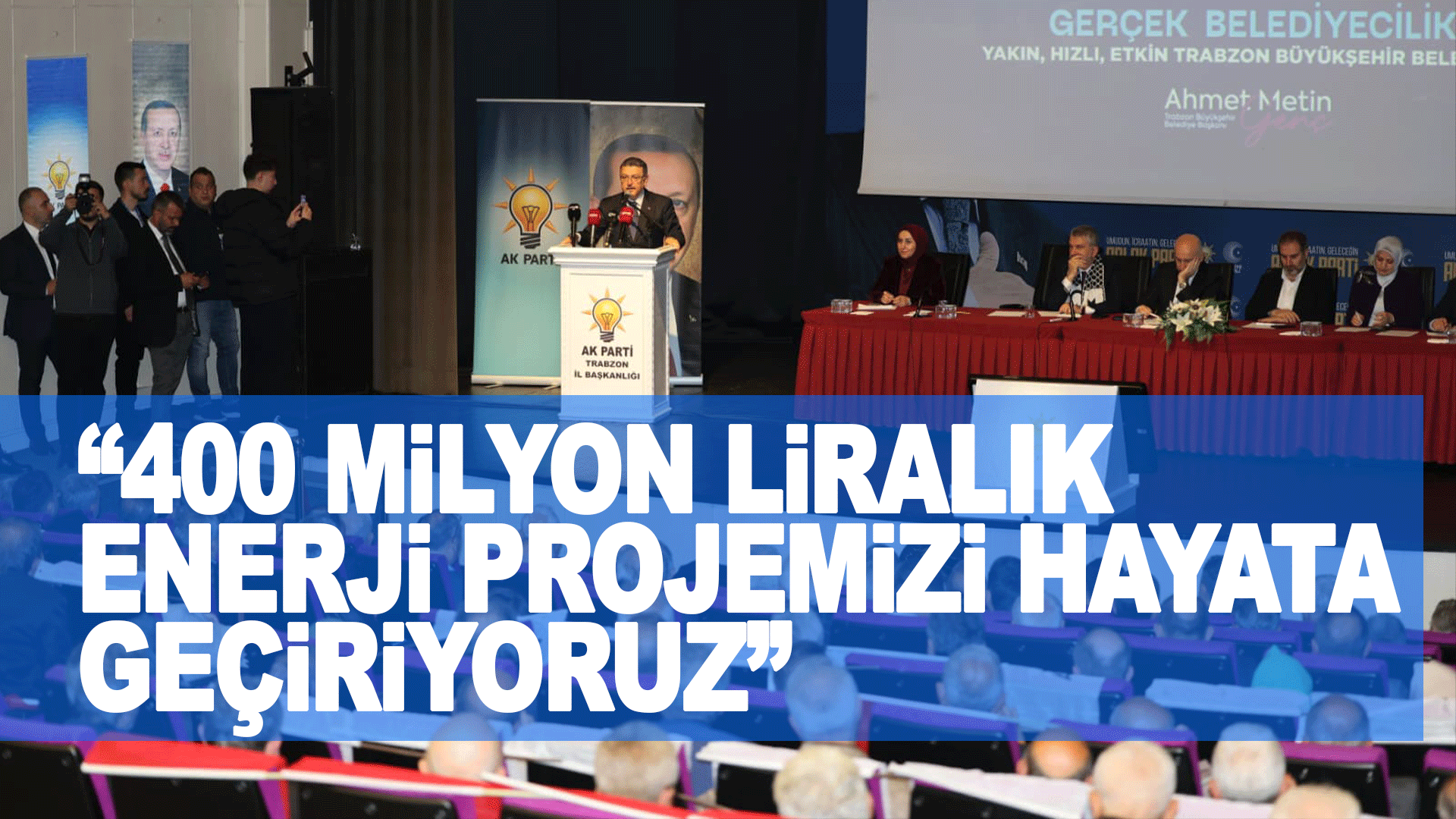 Trabzon B&uuml;y&uuml;kşehir Belediyesi 400 milyon liralık g&uuml;neş enerjisi yatırımıyla kendi elektriğini &uuml;retmeye hazırlanıyor