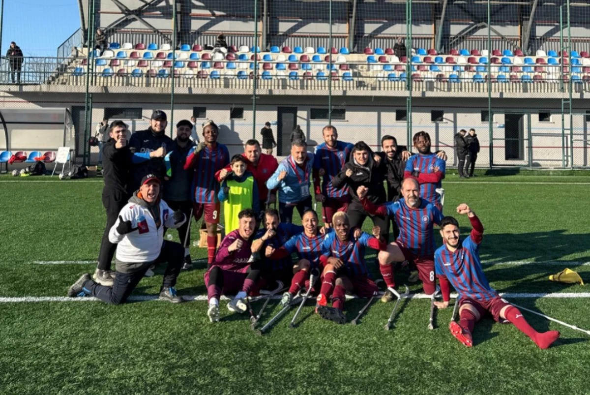 Trabzon B&uuml;y&uuml;kşehir Belediyesi Ampute Futbol Takımı Zirve Yarışındaki G&uuml;c&uuml;n&uuml; Korumaya Devam Ediyor