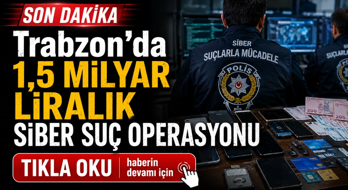 Trabzon merkezli 1,5 milyar liralık yasa dışı bahis operasyonunda 14 tutuklama