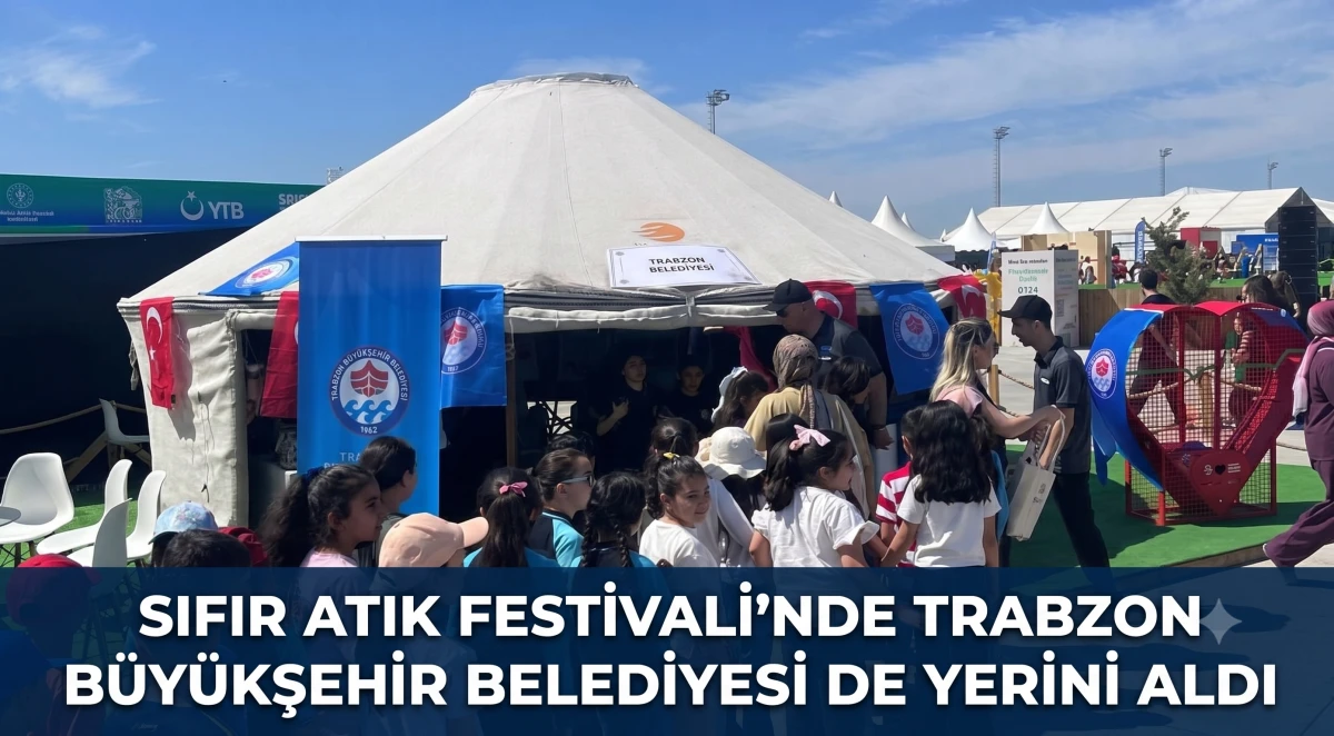 Trabzon Sıfır Atık Festivali'nde b&uuml;y&uuml;k ilgi g&ouml;rd&uuml;.