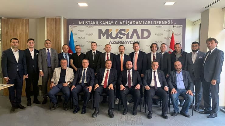 Trabzon Ticaret ve Sanayi Odası heyeti MÜSİAD Azerbaycan Derneğine ziyaret etti.