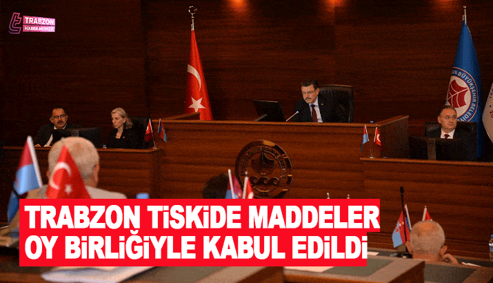 Trabzon TİSKİ'de Maddeler Oy Birliğiyle Kabul Edildi!
