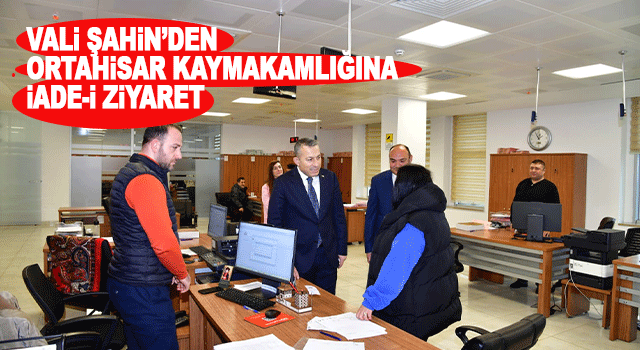 Trabzon Valisi Tahir Şahin&rsquo;den Ortahisar Kaymakamlığına iade-i ziyaret