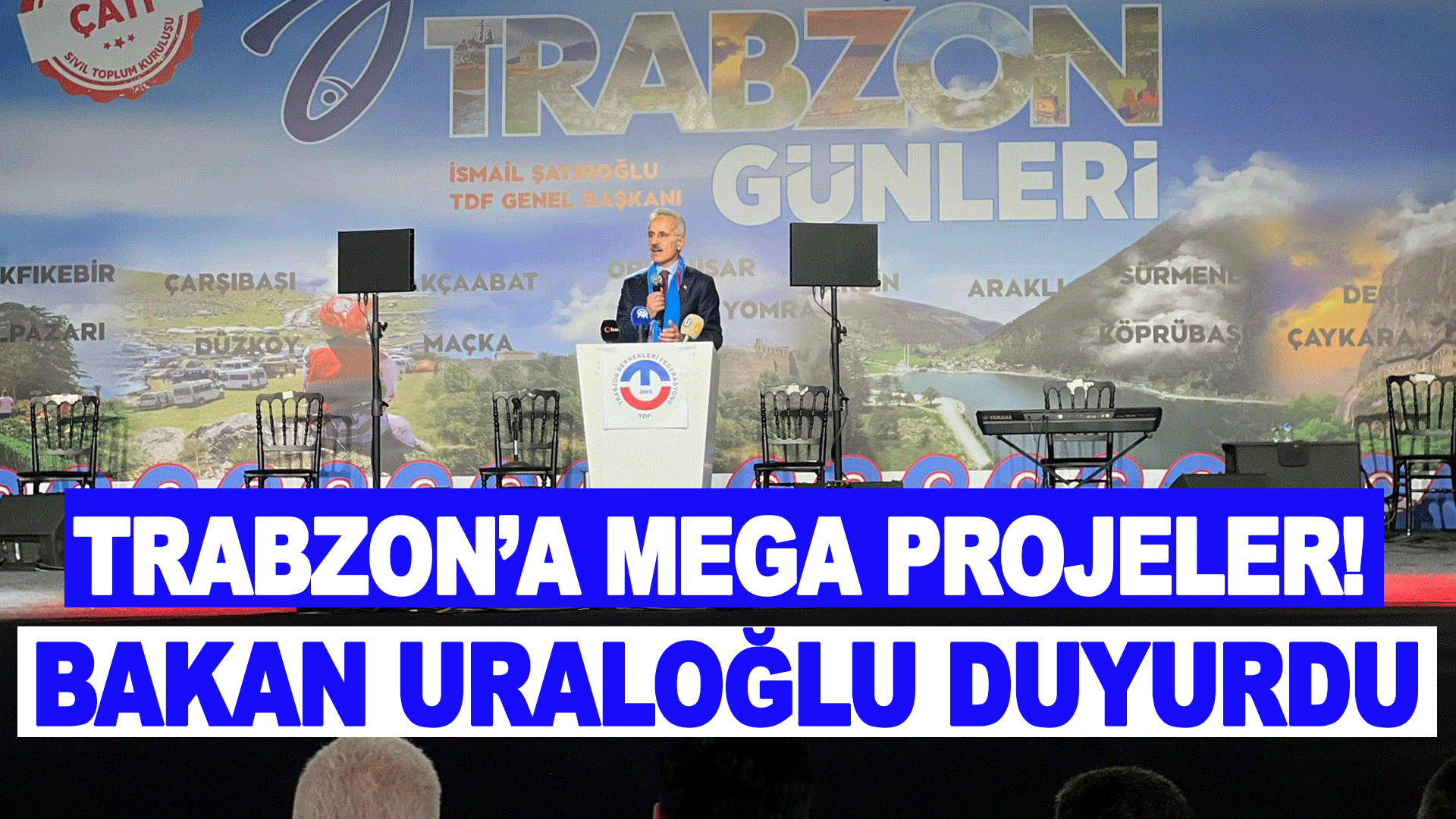 Trabzon&rsquo;a Hızlı Tren, Hafif Raylı Sistem ve Yeni Havalimanı Yatırımları Geliyor