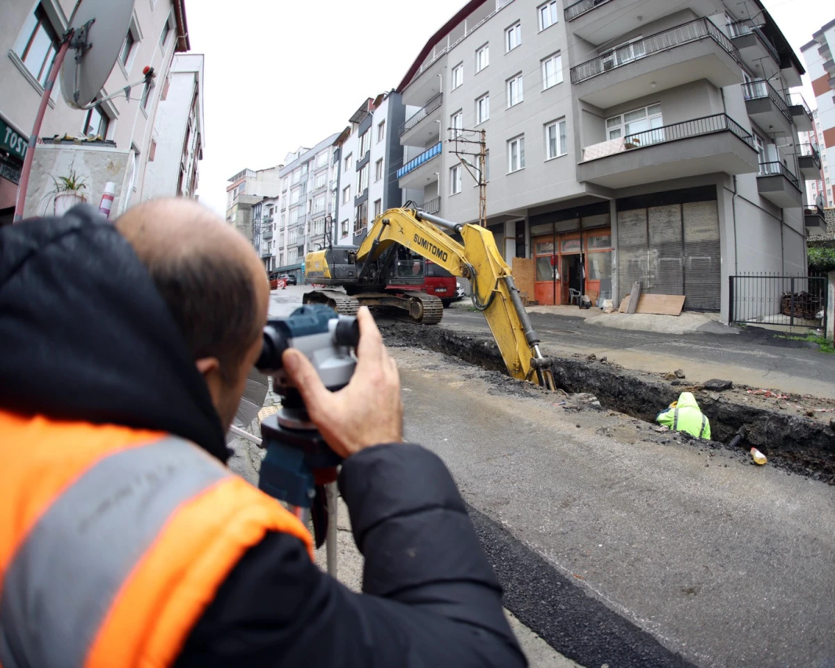 Trabzon’da Bahçecik Mahallesi’nin Yağmur Suyu Altyapısı Baştan Aşağı Yenileniyor