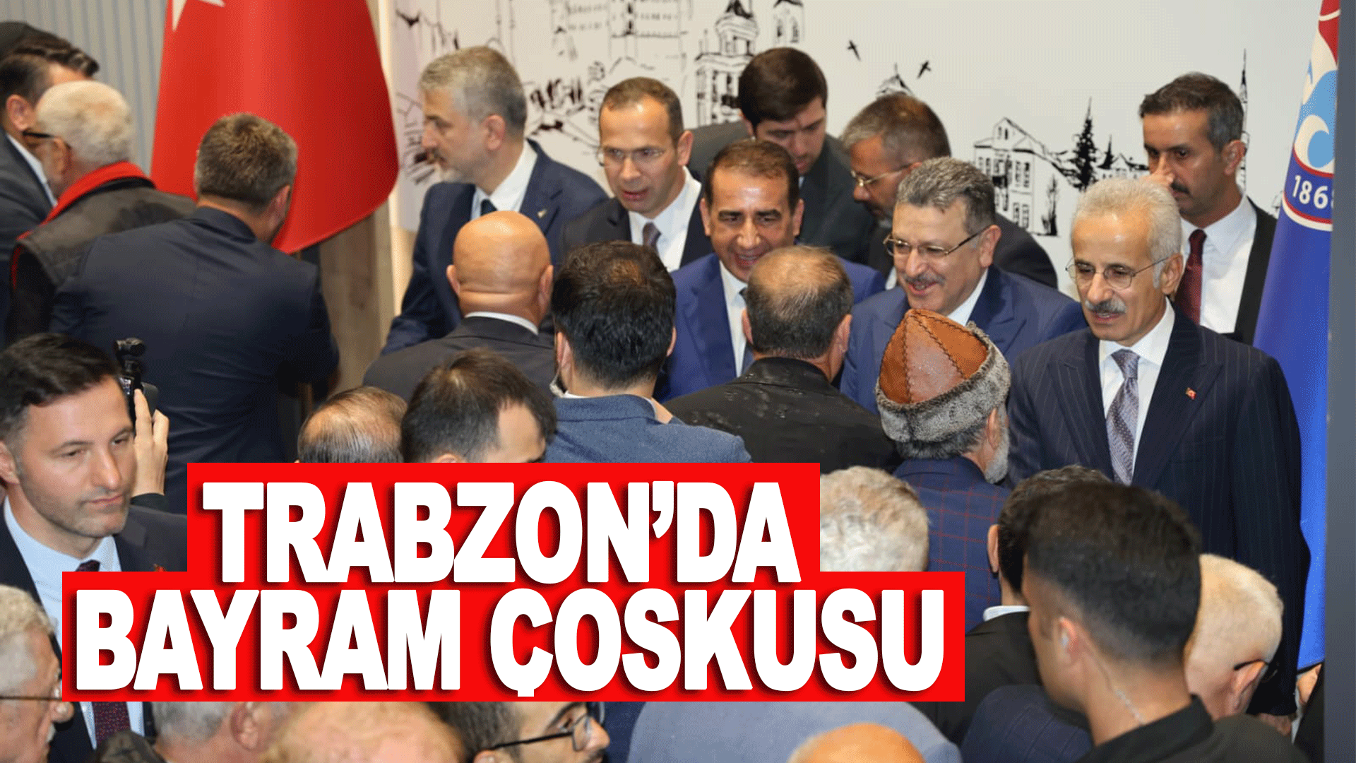 Trabzon&rsquo;da bayram buluşmasına yoğun katılım