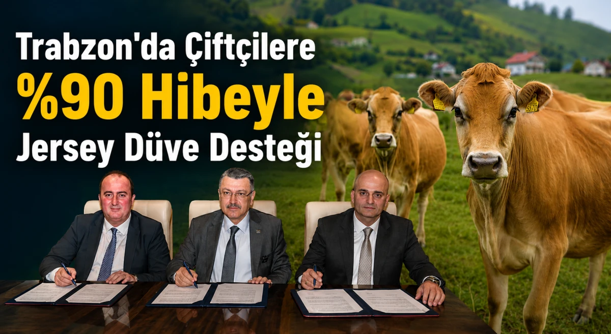 Trabzon'da &Ccedil;ift&ccedil;ilere M&uuml;jde! Y&uuml;zde 90 Hibeyle Jersey D&uuml;ve Desteği