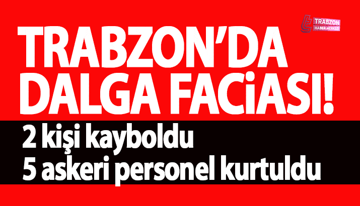 Trabzon'da Dalga Faciası!