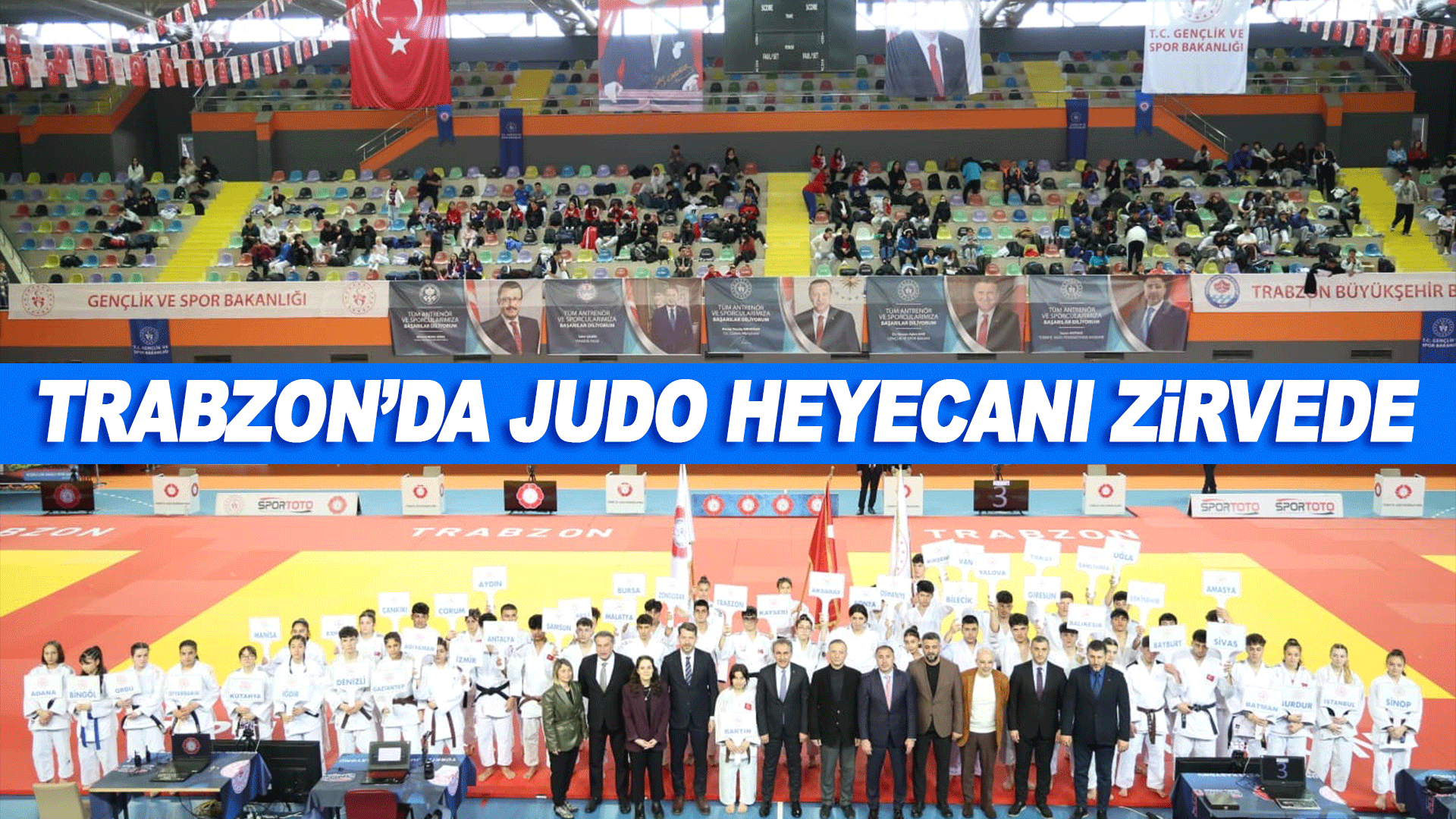 Trabzon&rsquo;da d&uuml;zenlenen T&uuml;rkiye Gen&ccedil;ler Judo Şampiyonası b&uuml;y&uuml;k heyecana sahne oluyor