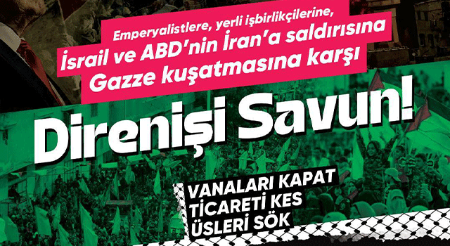 Trabzon&rsquo;da İran ve Filistin ile Dayanışma İ&ccedil;in Basın A&ccedil;ıklaması &Ccedil;ağrısı Yapıldı