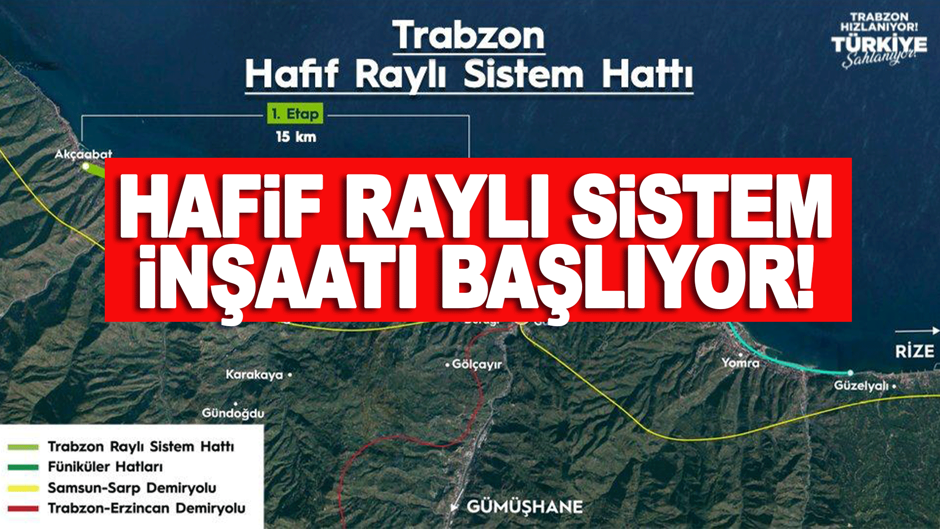 Trabzon&rsquo;da raylı sistem i&ccedil;in ilk kazma tarih belli oldu