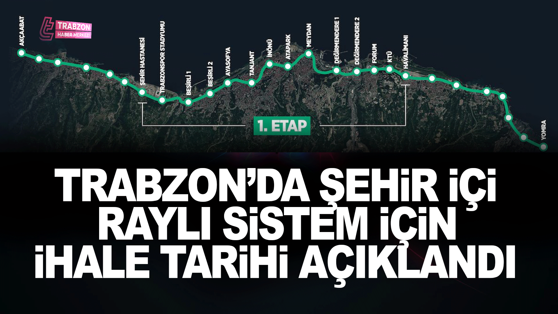 Trabzon&rsquo;da şehir i&ccedil;i raylı sistem i&ccedil;in ihale tarihi a&ccedil;ıklandı