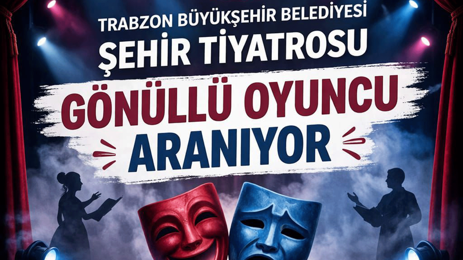 Trabzon&rsquo;da tiyatro sahnesine adım atmak isteyen yetişkinler i&ccedil;in yeni fırsat sunuluyor