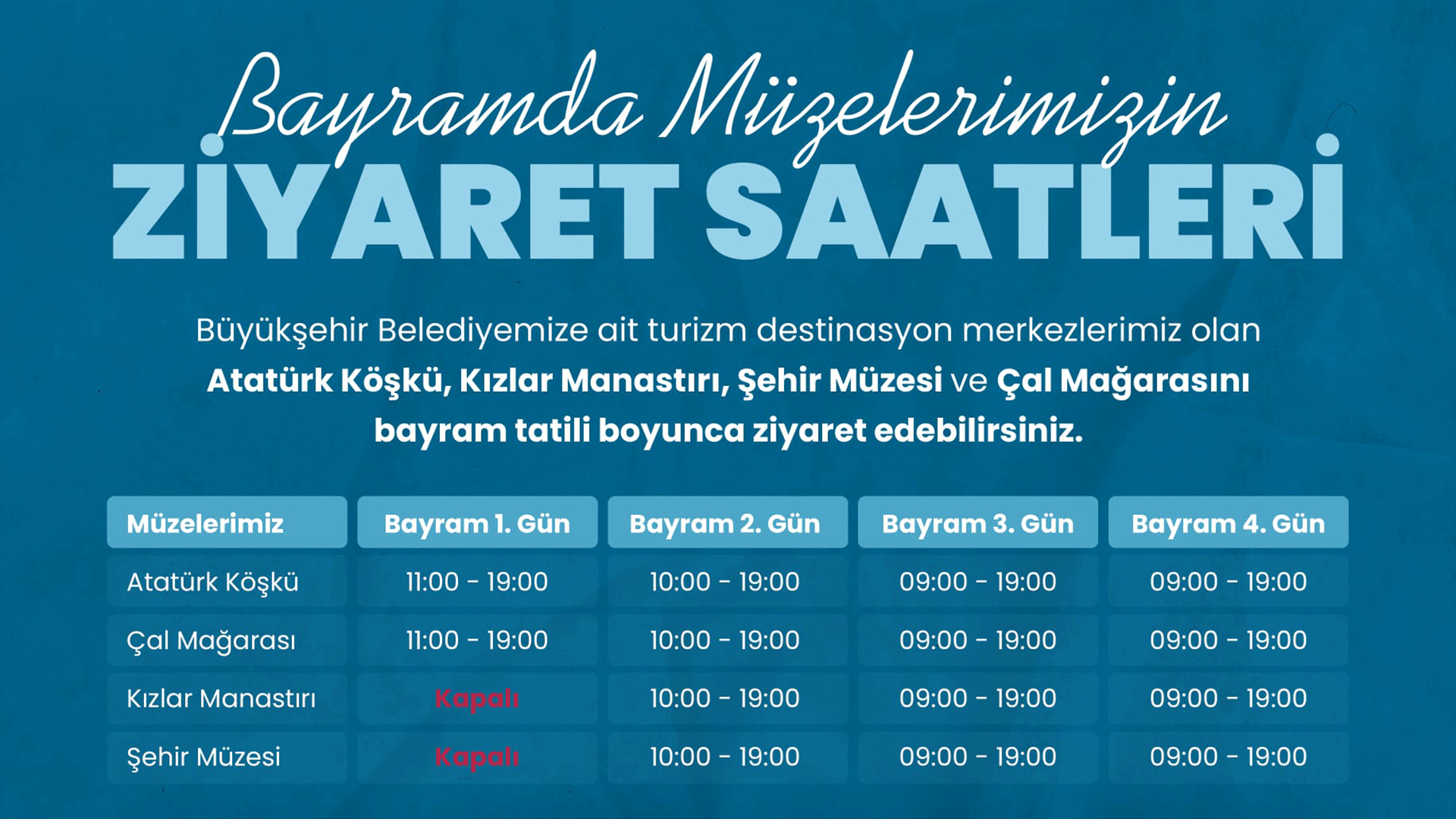 Trabzon&rsquo;daki turizm noktaları bayram boyunca ziyaret&ccedil;ilerini ağırlayacak