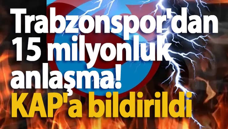 Trabzonspor sponsorunu buldu! 3 yıllık imza