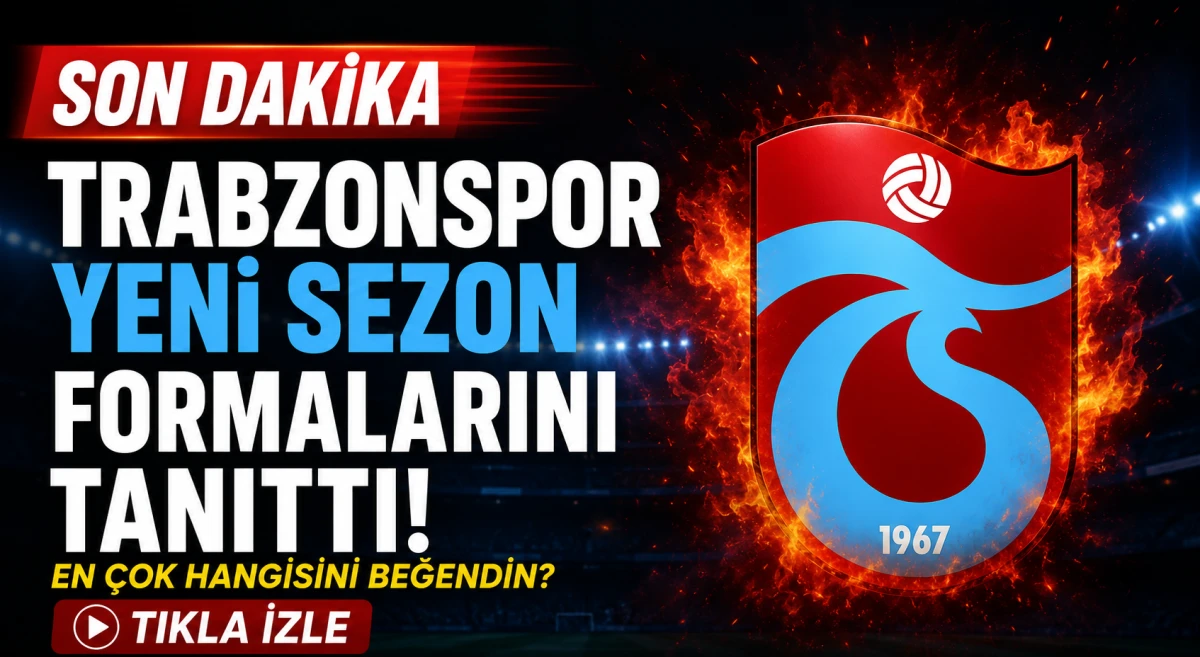 Trabzonspor yeni sezon formalarını g&ouml;r&uuml;c&uuml;ye &ccedil;ıkardı