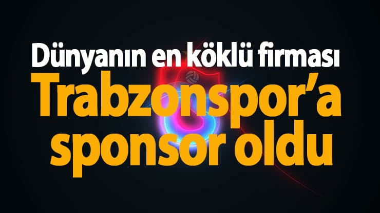 Trabzonspor'a bir yeni sponsor daha!