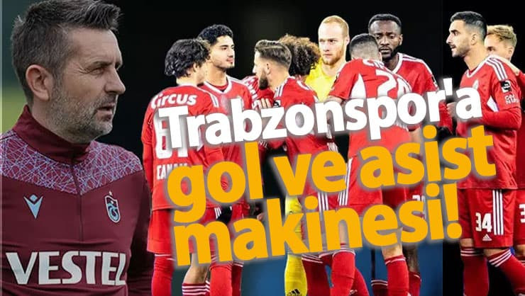 Trabzonspor'a gol makinesi! 