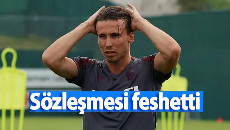 Trabzonspor'da ayrılık! Sözleşmesi feshetti