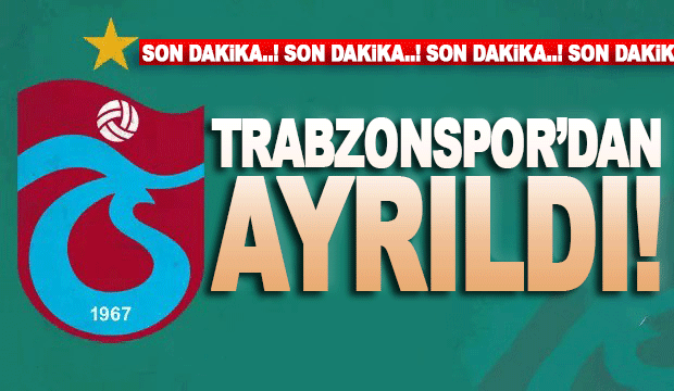 Trabzonspor&rsquo;da orta sahada ayrılık netleşti
