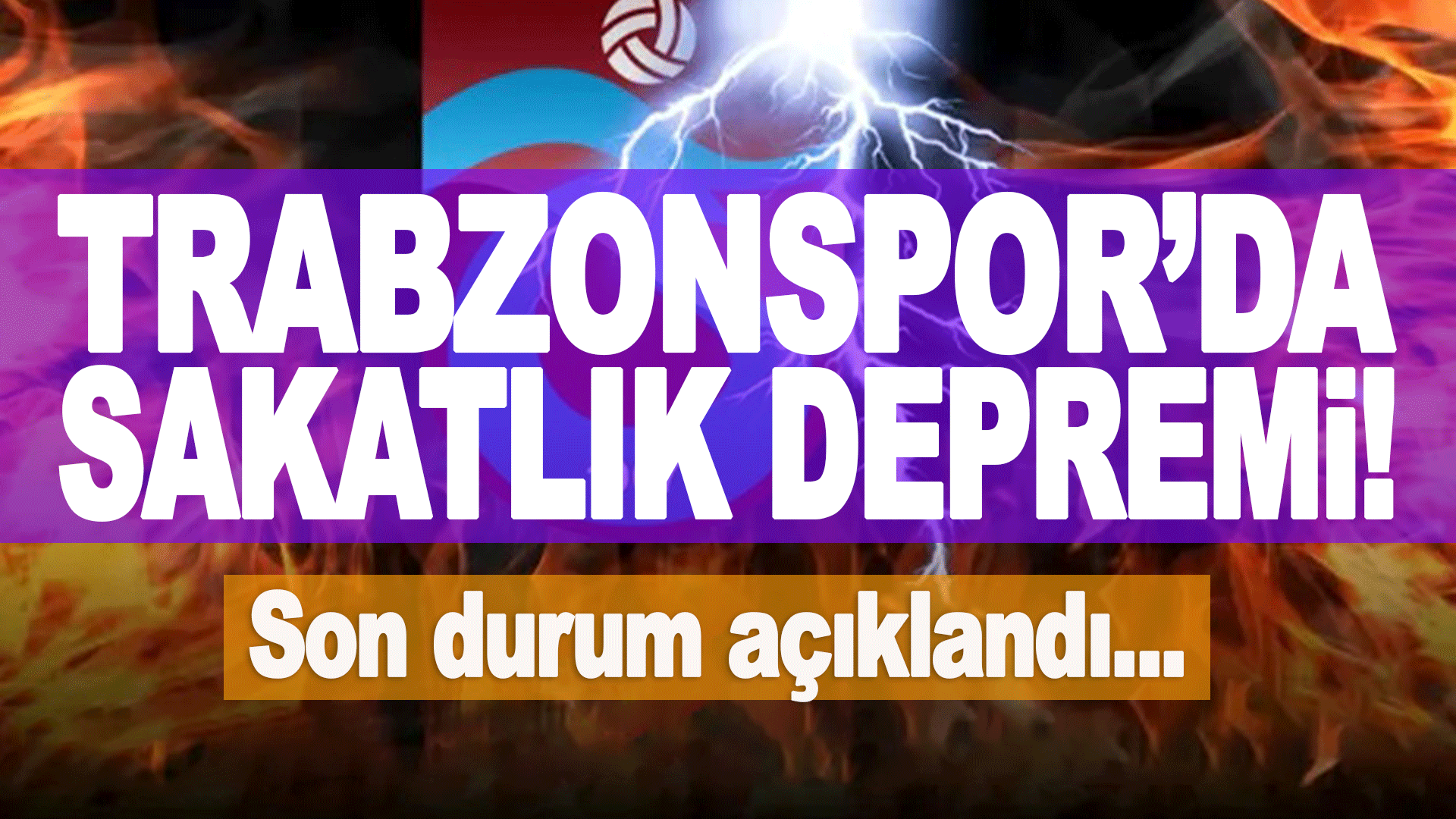 Trabzonspor&rsquo;da sakatlanan oyuncu i&ccedil;in ameliyat ihtimali yeniden g&uuml;ndemde