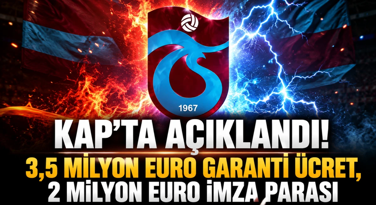 Trabzonspor'da Yeni Transferin Maliyeti Belli Oldu!