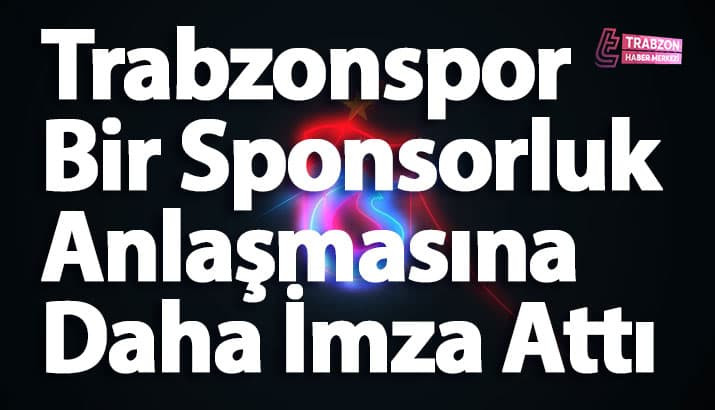 Trabzonspor'dan sponsorluk açıklaması!