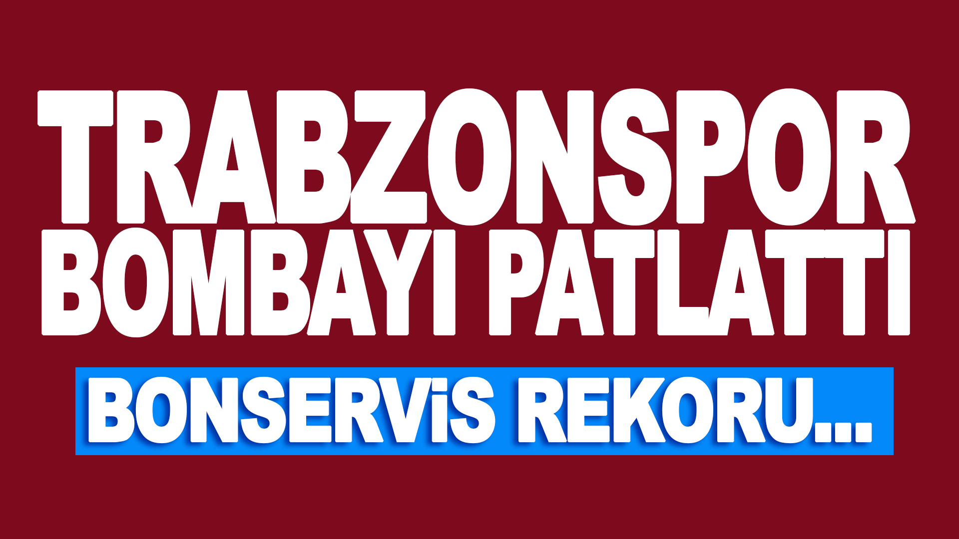 Trabzonspor&rsquo;dan tarihi transfer hamlesi