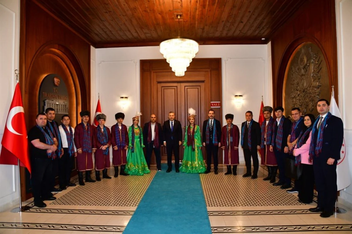 Turizm Haftası kapsamında &Ouml;zbek konuklardan Vali Tahir Şahin&rsquo;e ziyaret ger&ccedil;ekleşti