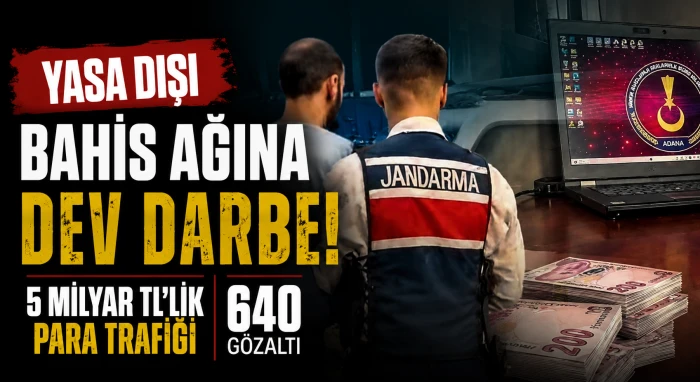 Yasa dışı bahis ağına dev darbe! 5 milyar TL'lik para trafiği ortaya &ccedil;ıkarıldı