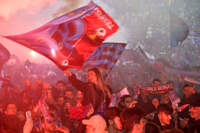 Trabzonspor Şampiyonluk kutlaması